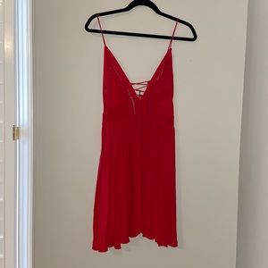 NEVER BEEN WORN Free People red dress